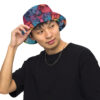 Reversible Feathers bucket hat