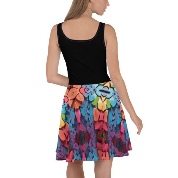 Feathers Skater Dress